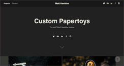 Desktop Screenshot of custompapertoys.com