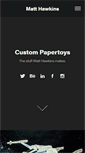 Mobile Screenshot of custompapertoys.com